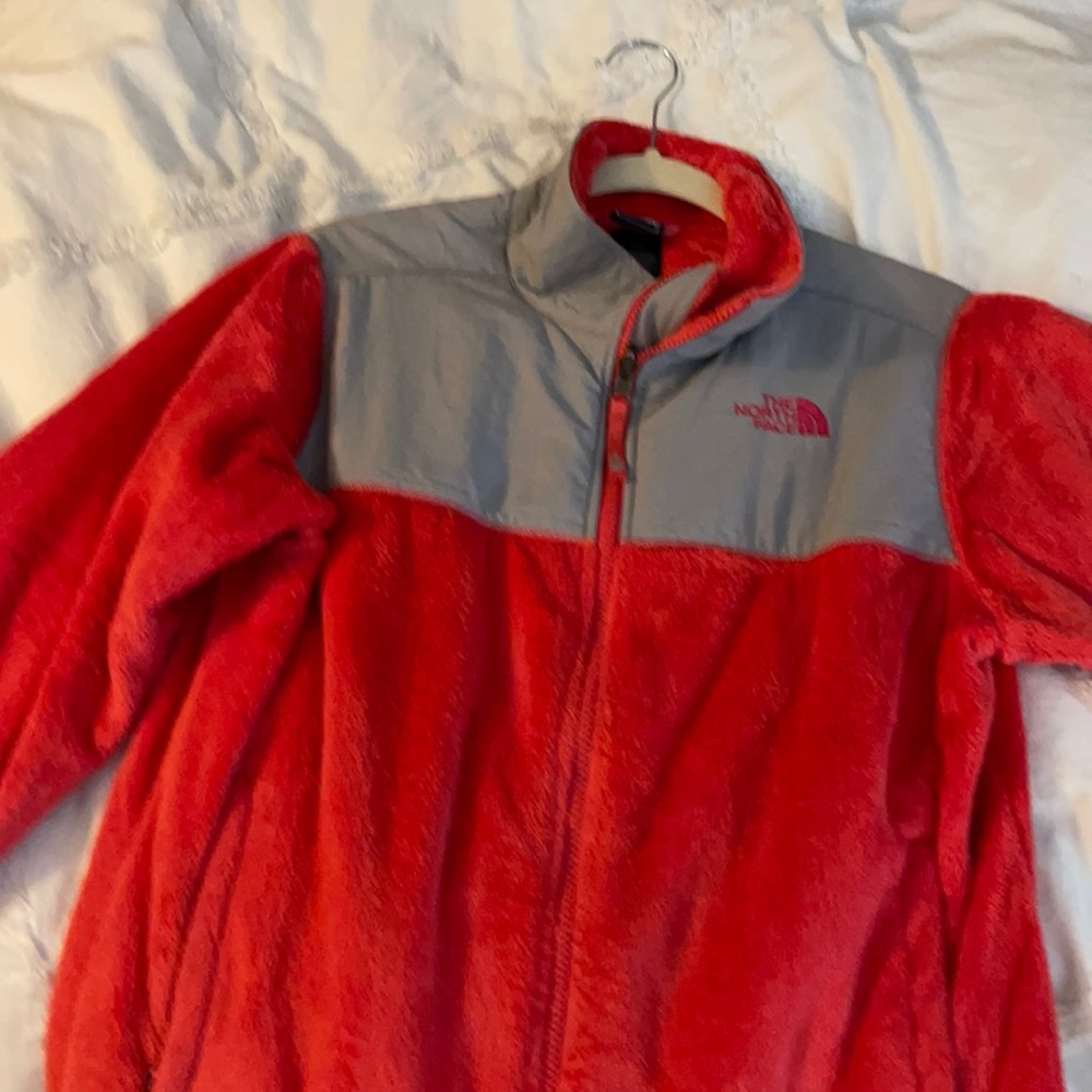 North face Fuzzy jacket